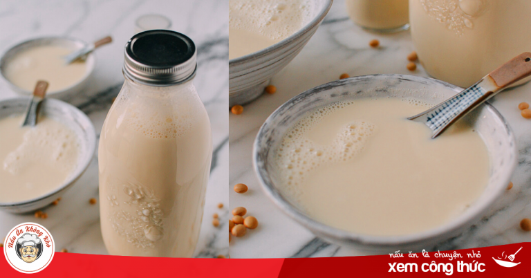 Hướng dẫn làm sữa đậu nành ngay tại nhà chỉ 3 bước đơn giản