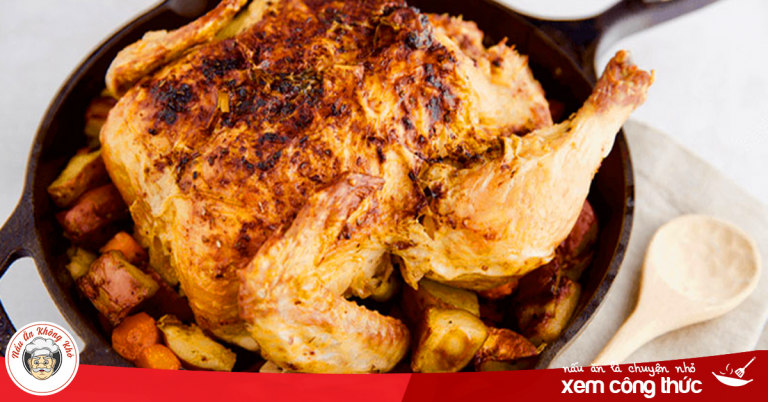 Điều kỳ diệu sẽ xảy ra nếu bạn thổi máy sấy vào gà trước khi nướng