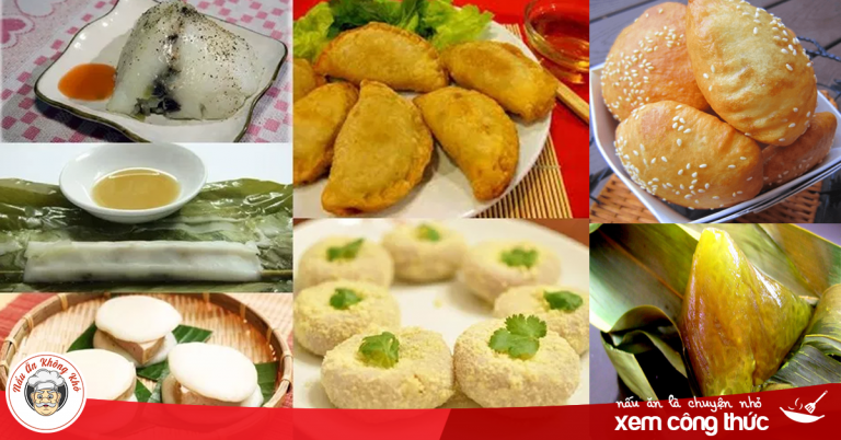Tổng hợp cách làm 10 món bánh truyền thống cực ngon của người Việt