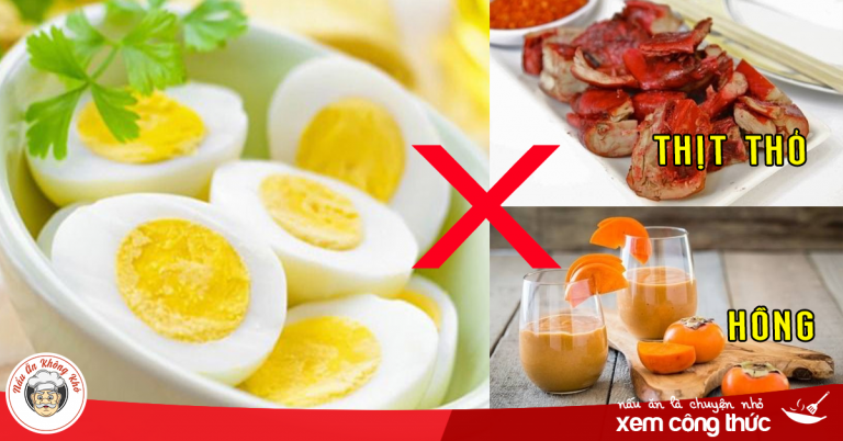 8 thực phẩm “nói không” với trứng